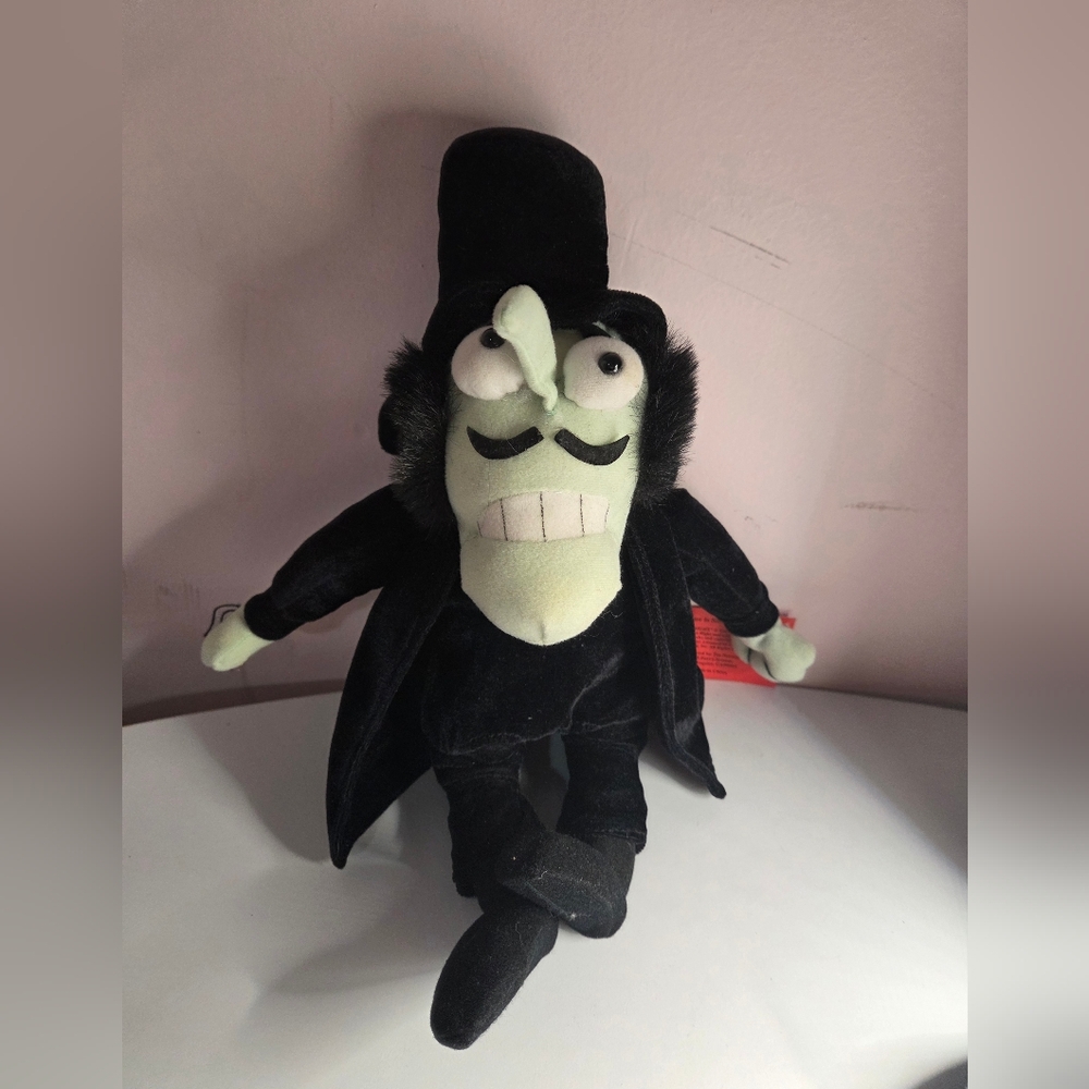 Snidely Whiplash Universal Studios Dudley Do Right Characters Plush Doll 2000